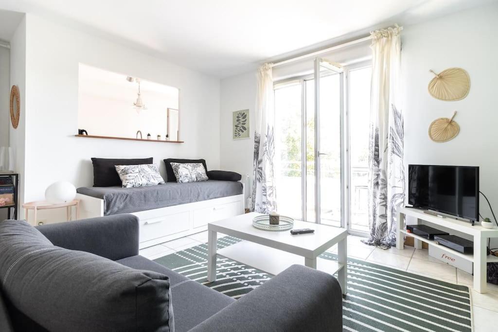 Beautiful Apartment With Terrace + Private Parking Toulouse Luaran gambar