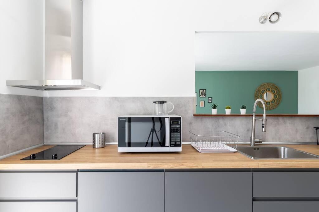 Beautiful Apartment With Terrace + Private Parking Toulouse Luaran gambar